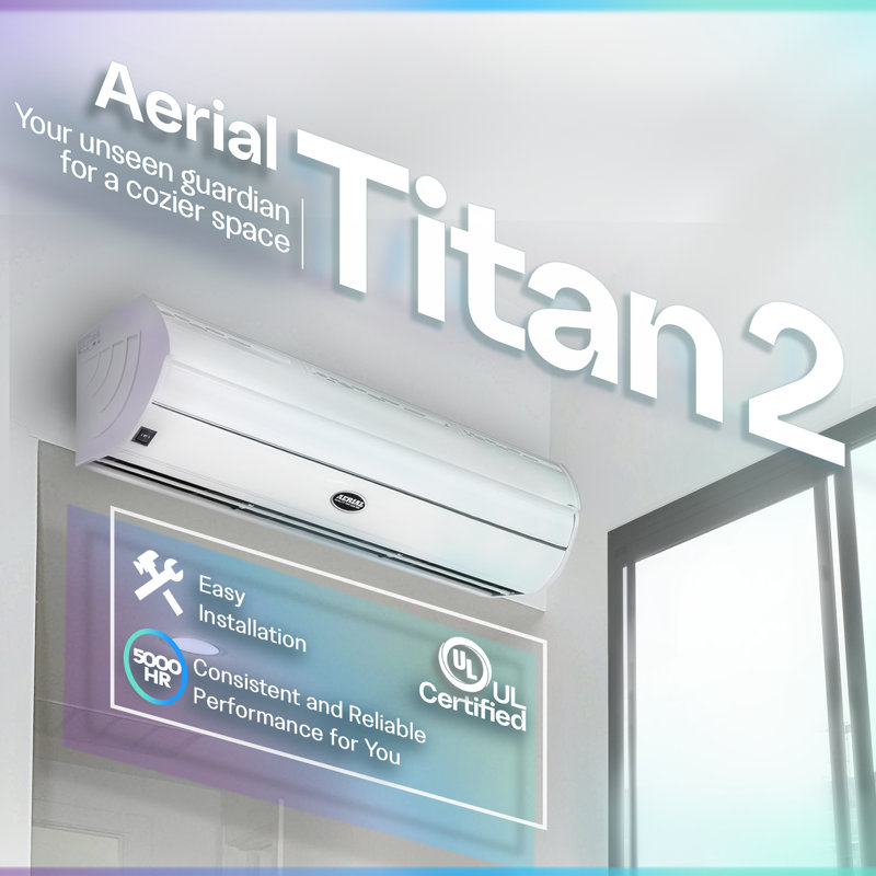 Ventilateur de rideau d'air mural 40 "par DuraSteel Aérien Titan - série 2