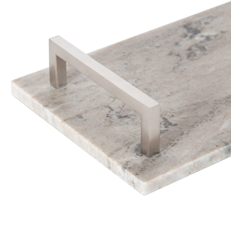 Lemay Marble Tray, Brown