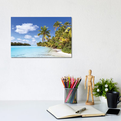 One Foot Island, Aitutaki, Cook Islands I 1 Piece Wrapped Canvas Wall Art