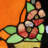 12.5"H Callie Cats in the Garden-Stained Glass Panel