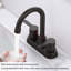 Robinet de lavabo de salle de bain à 2 poignées, robinets de salle de bain en bronze huilé pour centre de loisirs pour 2/3 trous