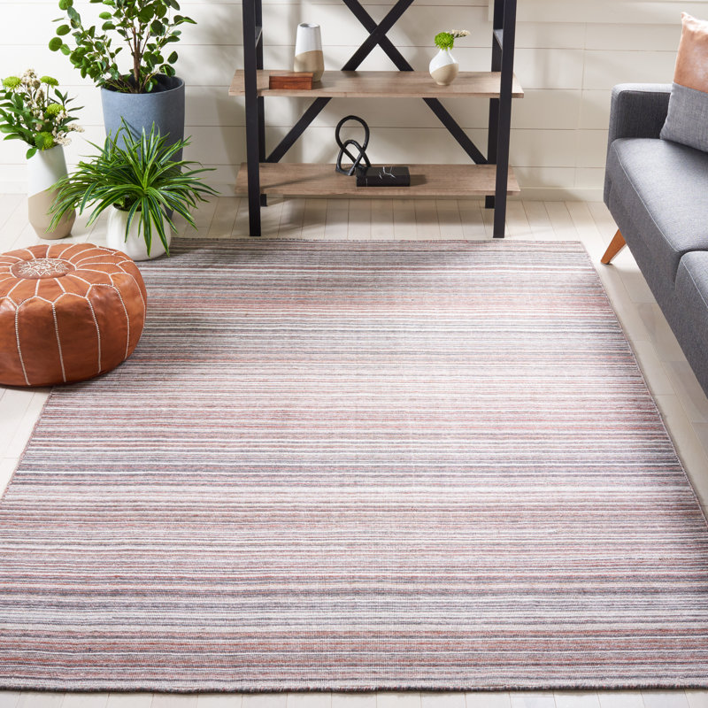 Dalkeith Flat Weave Performance Striped Rug, Rectangle 5' x 8'