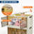Foldable Stackable Storage Bins, Plastic Bins for Storage with Lids, Magnetic Doors and Wheels