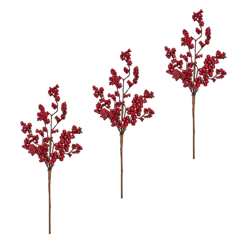 20" Artificial Berry Holiday Spray