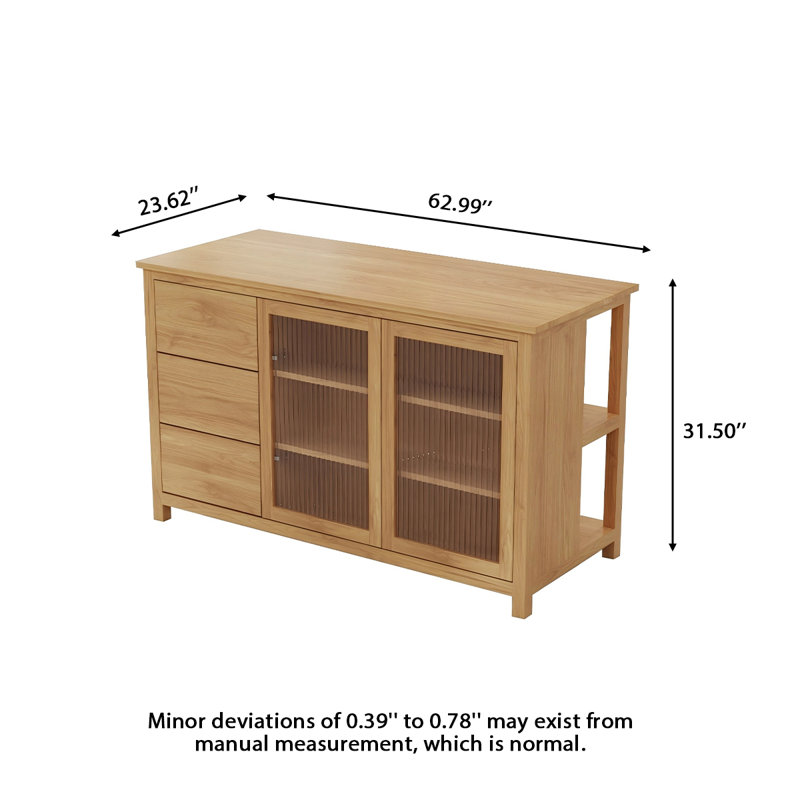 Comptoir d'îlot de cuisine 62,99 po, H 31,5 po x l 62,99 po x P 23,62 po