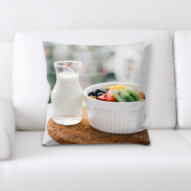 Microsuede Throw Pillow
