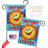 Double Sided 18.5'' H x 13'' W Polyester Flag Set