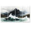 «Stormy Seas Mountain Landscape III - Landscape Mountains», ensemble d'art sur toile-1815661222