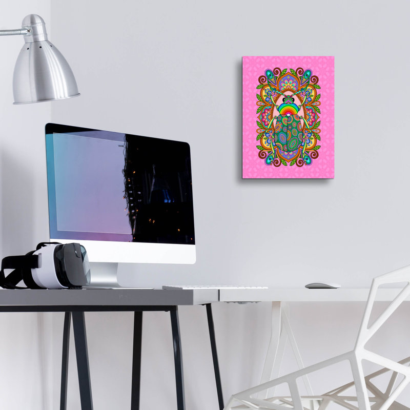  «The Beetle» par Hello Angel, art mural en verre acrylique, 12 po x 16 po, H 16 po x l 12 po x P 0,13 po