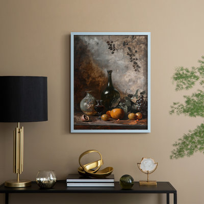 Reproduction encadrée FLORAL Series DCCXVII - bois massif