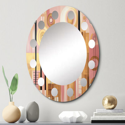 Bolete - Miroir mural moderne ovale