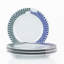 Ribbon Handmade Porcelain Dinner Plate