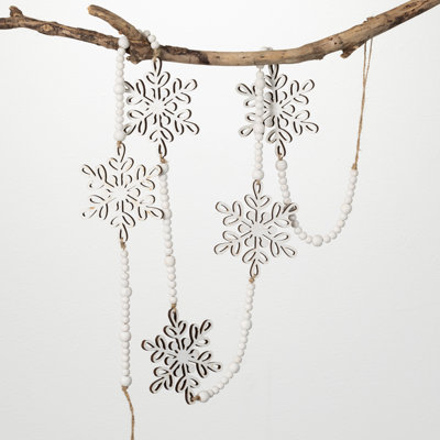 72" Snowflake Novelty Garland