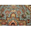 Tapis décoratif en laine bleu clair 3 x 5