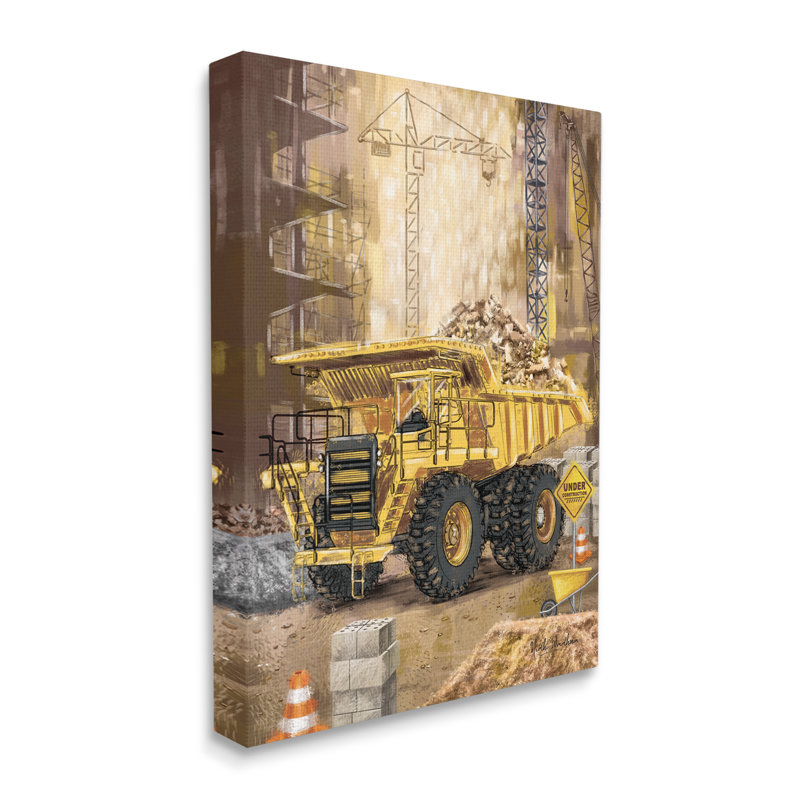Chantier en construction, 48" H x 36" W x 1.5" D