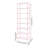 8 Tiers Tall Rectangular Acrylic Floorstanding Shoe Rack Shoe Storage Shelf For Entryway Pink Clear-20439786