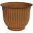 Ralena Round Metal Outdoor Planter Pot - 14.75" x 14.75" x 11.25" - Brown - Set of 2-401608236-401608233