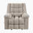 Gabriel 41" Traditional Chenille Fabric Rocker Reclining Chair with Gentle Rocking Motion & Pull-Handle Recline-443112934