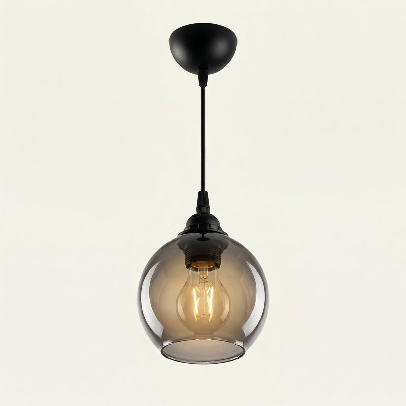 Kieran 1-Light Single Globe Pendant