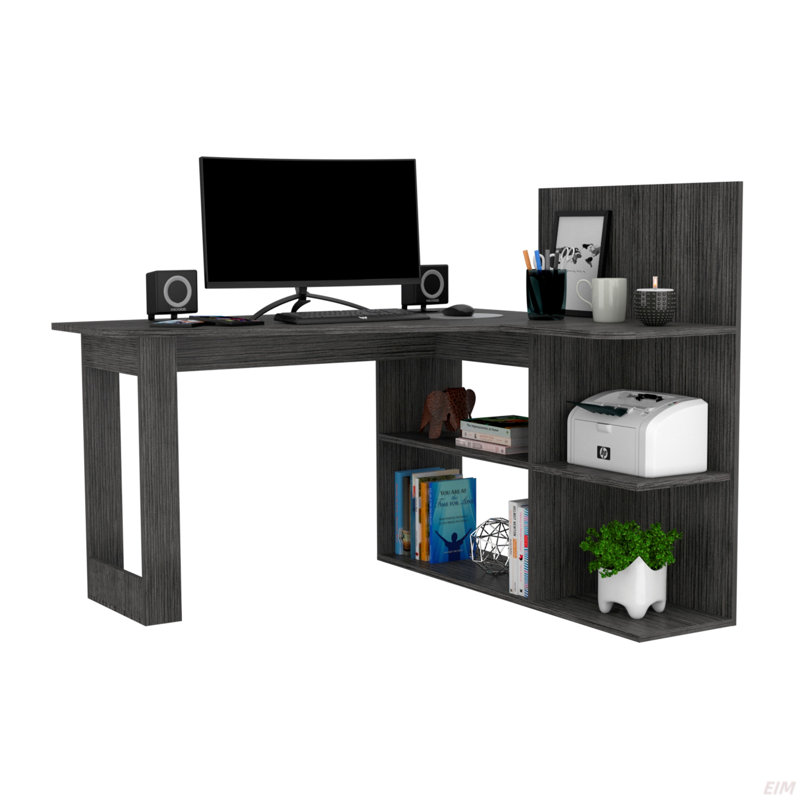 Bureau d'ordinateur Mohave, Bureau (Bureau), Gris