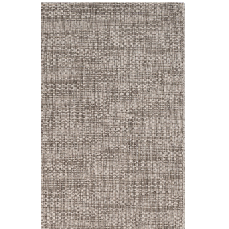 Arneshia Beige/Brown Indoor/Outdoor Area Rug, Rectangle 9' x 12'