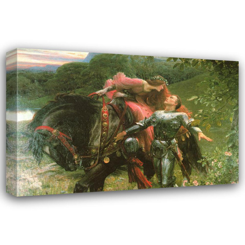 La Belle Dame Sans Merci, 16" H x 24" W