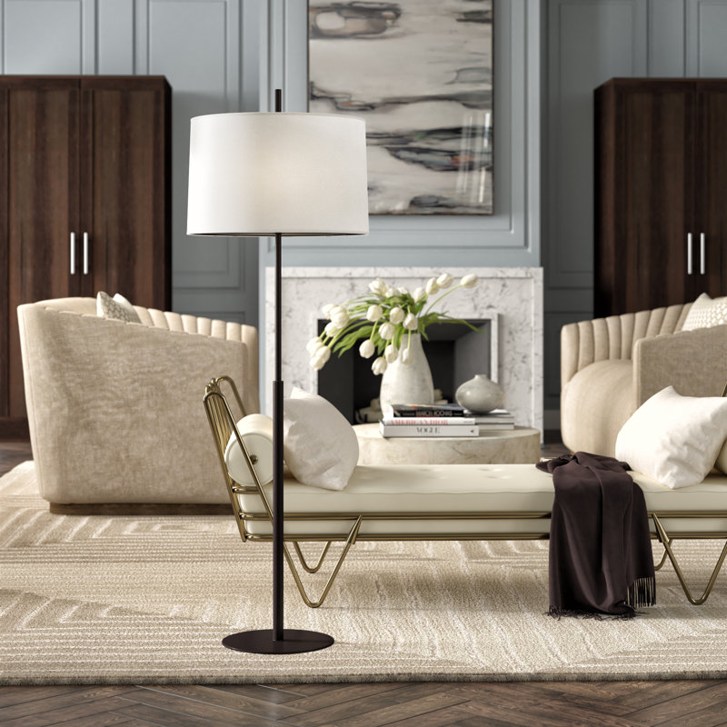 Echo Floor Lamp, Deep Patina Bronze