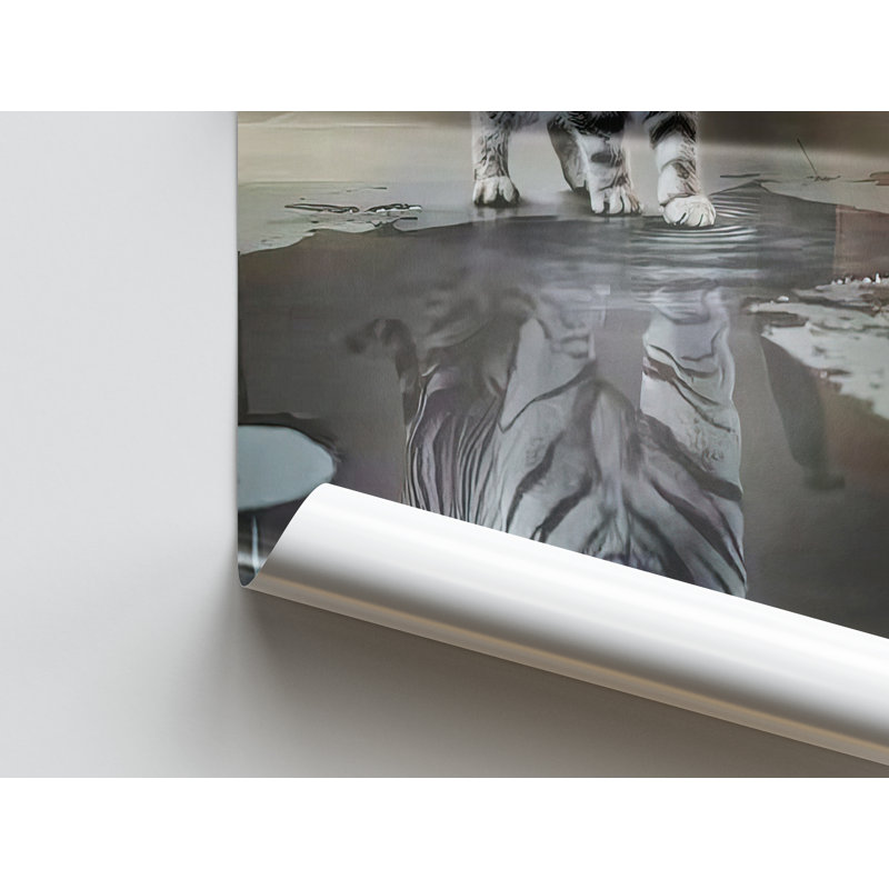 Print on Canvas, 20 cm H x 30 cm W, White Floater Framed