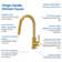 Single Handle Two Modes Pull-down Kitchen Faucet