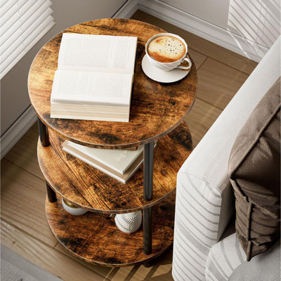 Table d'appoint en forme de C