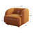 37Inch Upholstered Arm Chair With Wood Legs-1677107502