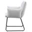 Donica Light Drey Upholstered Dining Arm Chair(Only Dining Chairs)