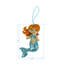 Ensemble de 4 ornements en feutre à motif de paillettes Split P Mermaid