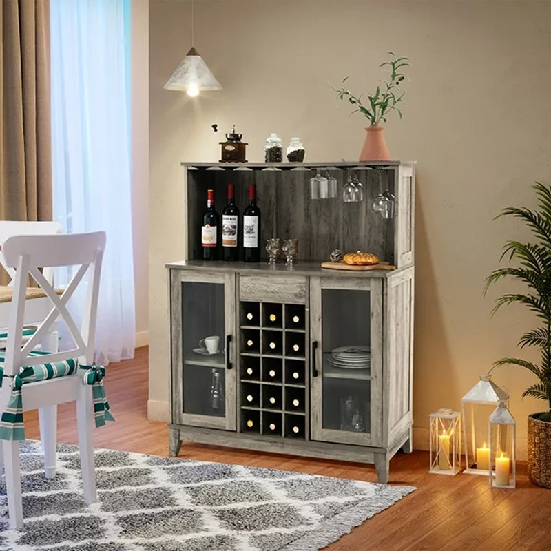 Chrisina 38.5'' Sideboard, Gray
