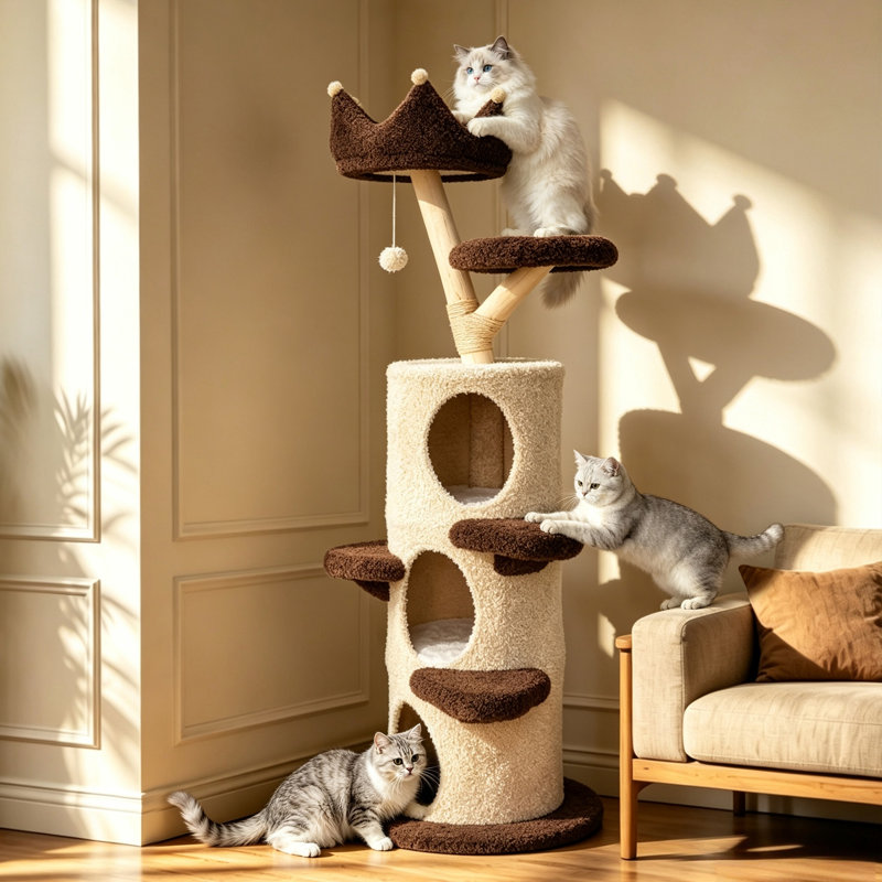 160cm H Cat Tree House