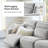 Majida 47"W Modern Oversized Zero-Wall Power Recliner-1234893801