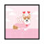 « corgi love bug », reproduction sur toile tendue Pet Friendly-72436799-72436800-72436806