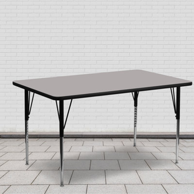 Goddard Commercial Adjustable Height Rectangular Activity Table