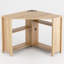 Pentagonal Corner Computer Desk with Charging Station, Adjustable Led Lighting-38239143