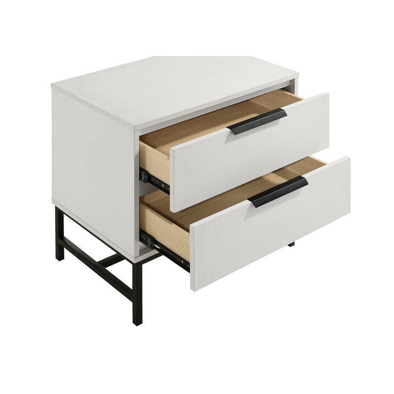 Yountville 2-Drawer Nightstand Bedside Table