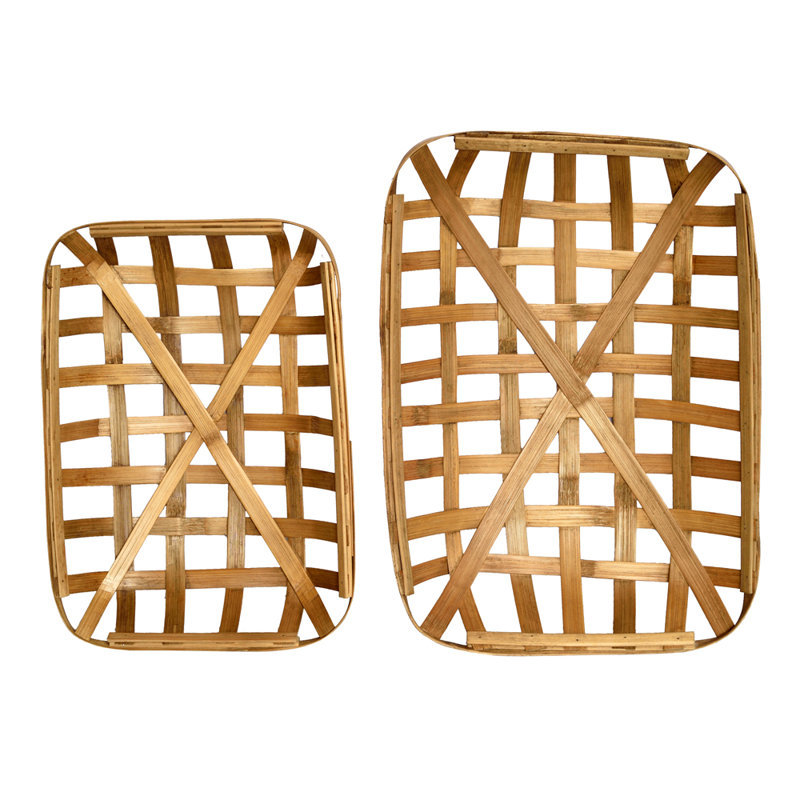 Sheppard Bamboo Wall Organizer with Wall Baskets