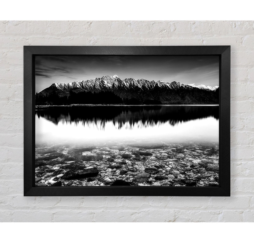 Mountain Ridge Monochrome - Einzelner Bilderrahmen Kunstdrucke