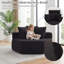 Chaises d'appoint modernes, 54 po Chenille
