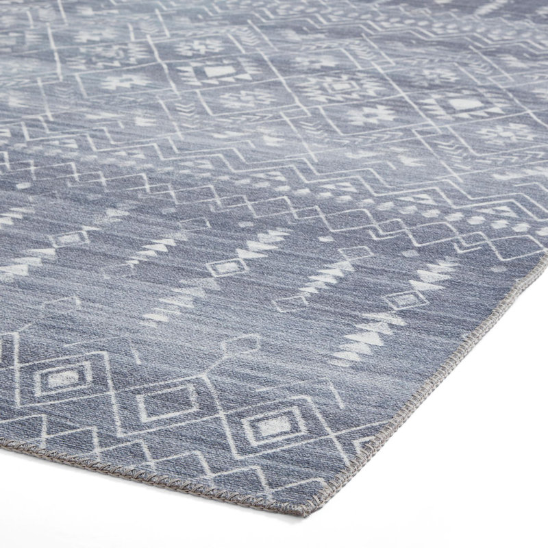 Rio area rug Printed Rectangle Grey, Rectangle 120 x 170cm