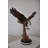 Eagle Flying And Looking Down For Prey Bronze Statue Size: 29" X 17" X 28"H
