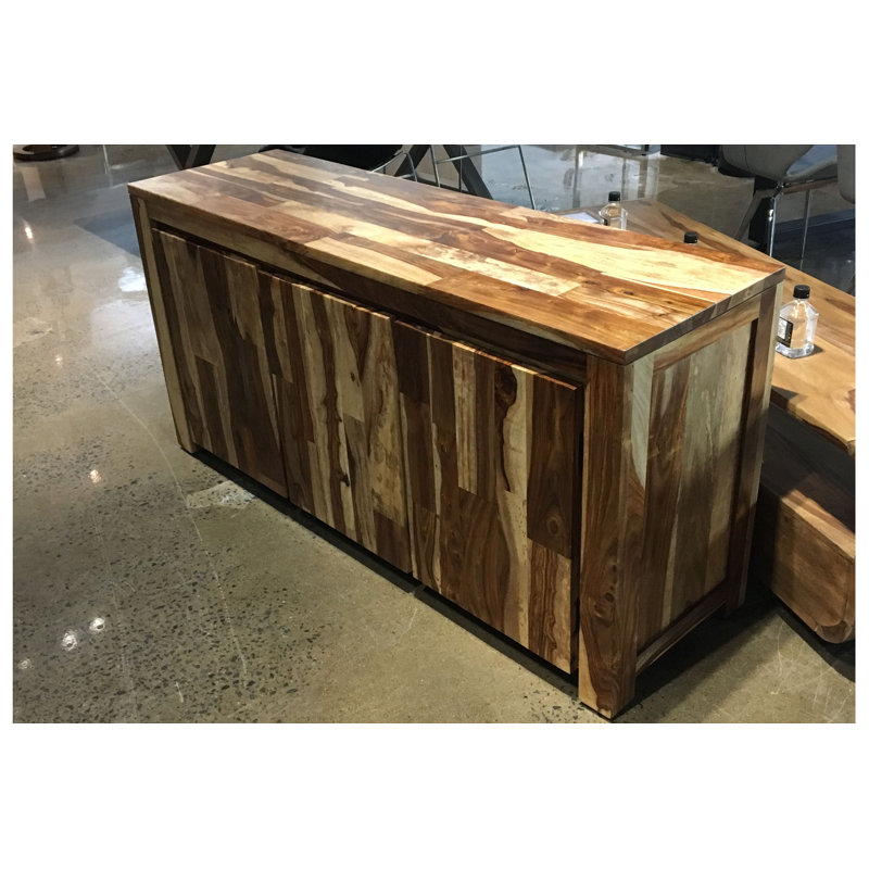 Table buffet de 60 po de largeur, Miel / Brun