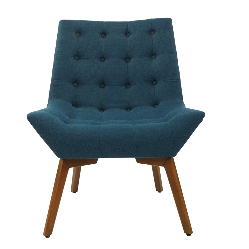 Aliyah 28" Wide Tufted Polyester Side Chair