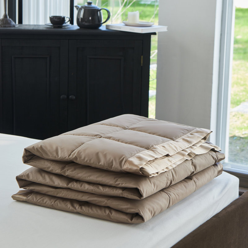 Couverture en duvet Maholi Light 600, Vert menthe, Simple
