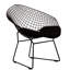 Fauteuil Modholic Diamond, noir