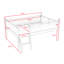 Lit mezzanine avec garde-corps et tablette de livre-273714818-273714816